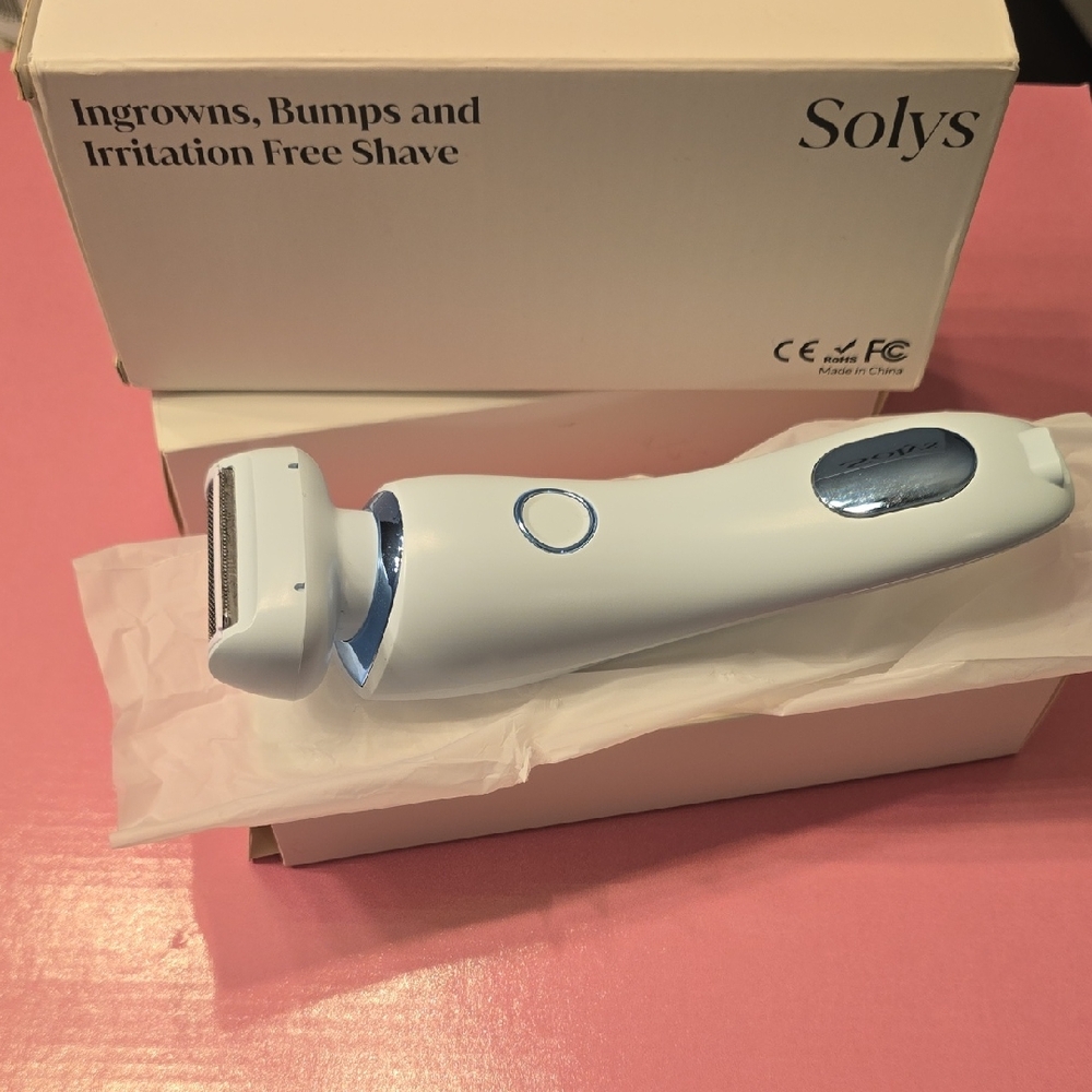 White Electric Shaver